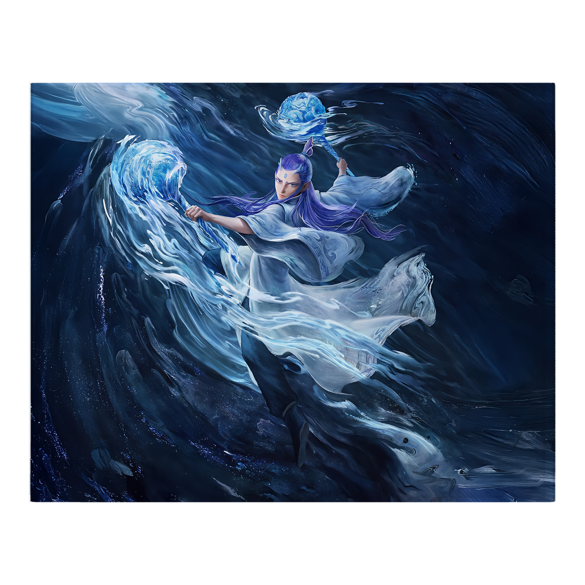 （画像用） Ne Zha 2 ナタ 魔童の大暴れ フランネルブランケット・多サイズ対応（横型）