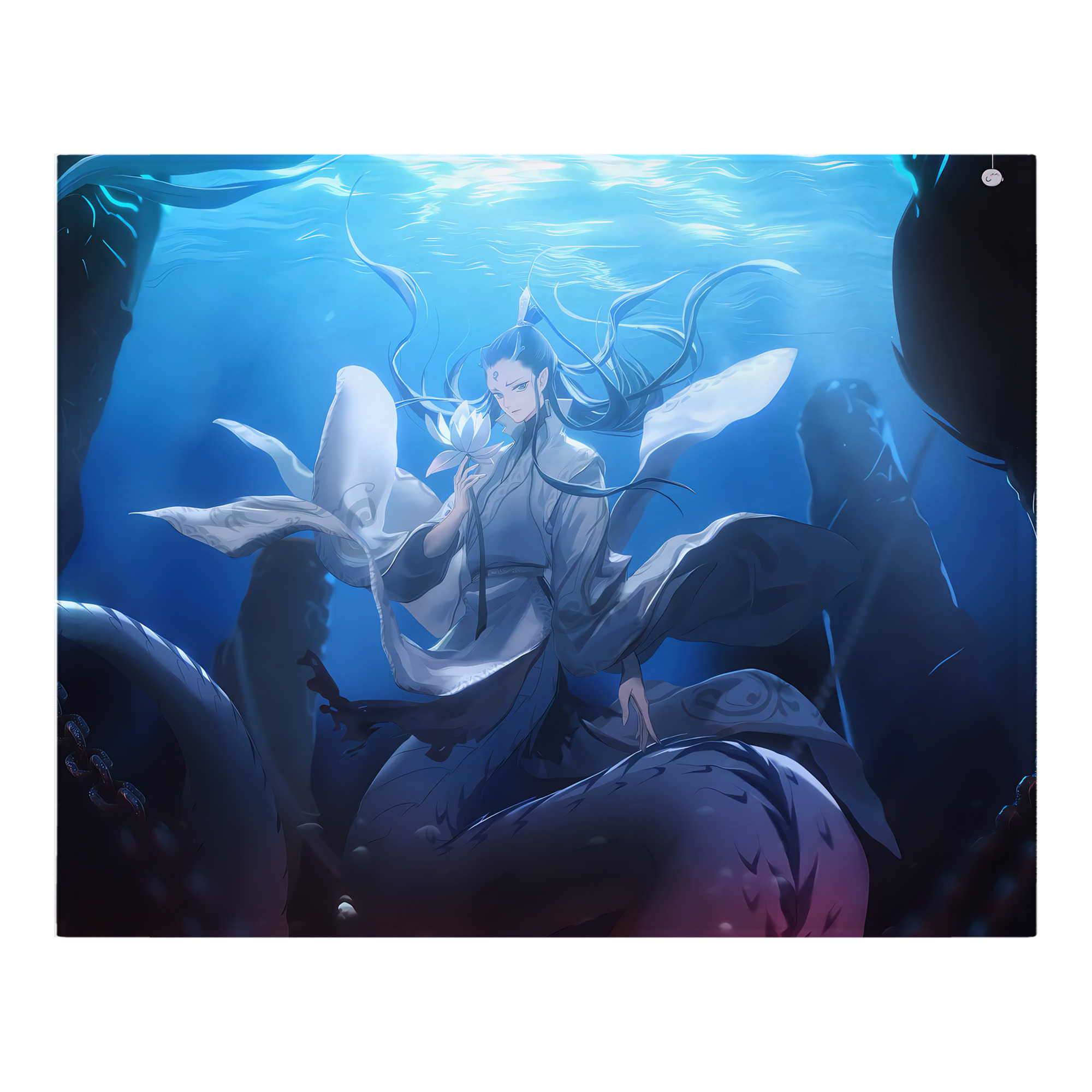 （画像用） Ne Zha 2 ナタ 魔童の大暴れ フランネルブランケット・多サイズ対応（横型）