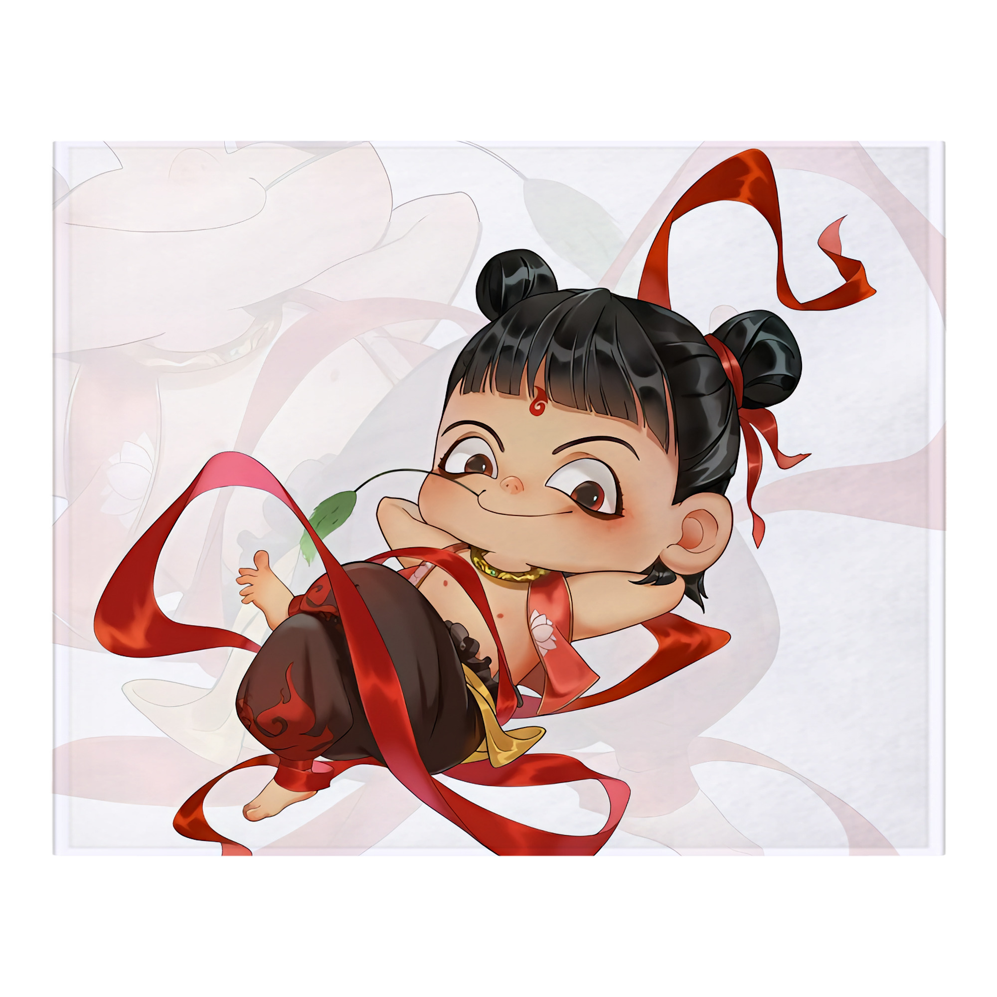 （画像用） Ne Zha 2 ナタ 魔童の大暴れ フランネルブランケット・多サイズ対応（横型）