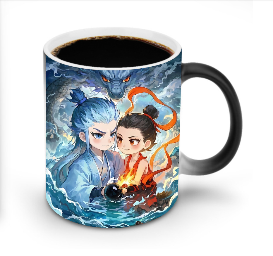 （画像用） Ne Zha 2 ナタ 魔童の大暴れ 温度変色マグカップ