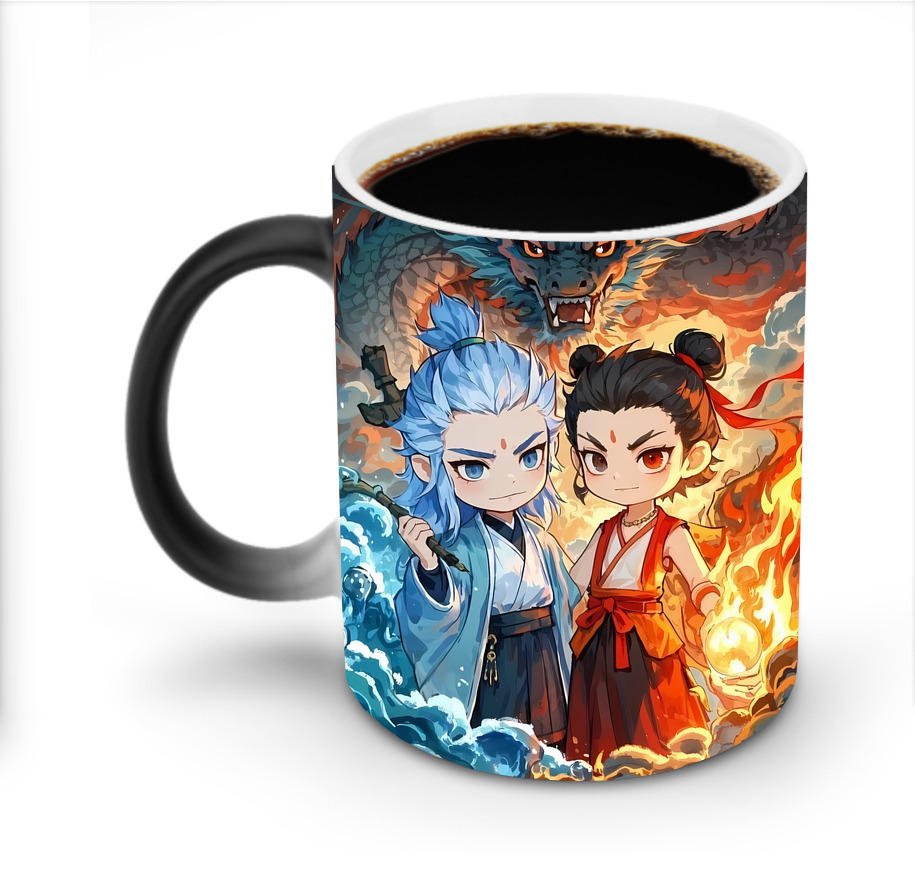 （画像用） Ne Zha 2 ナタ 魔童の大暴れ 温度変色マグカップ