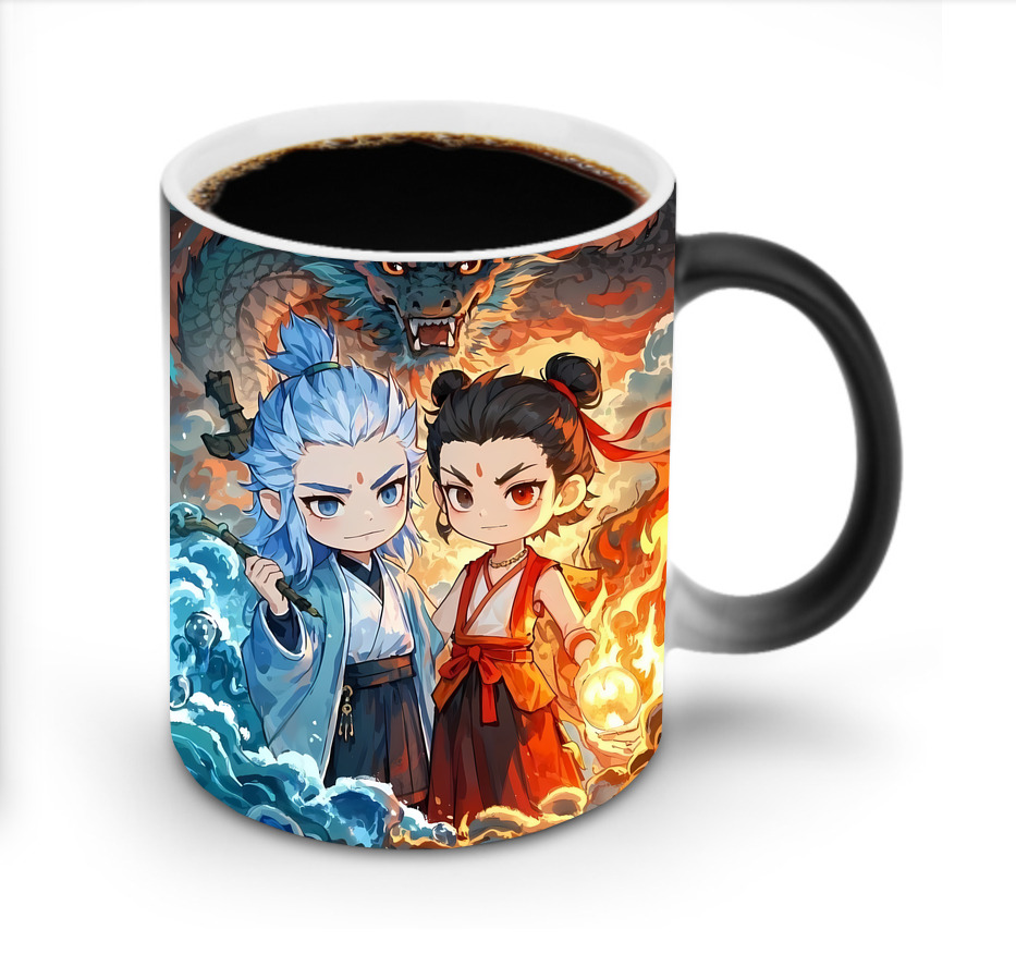 （画像用） Ne Zha 2 ナタ 魔童の大暴れ 温度変色マグカップ