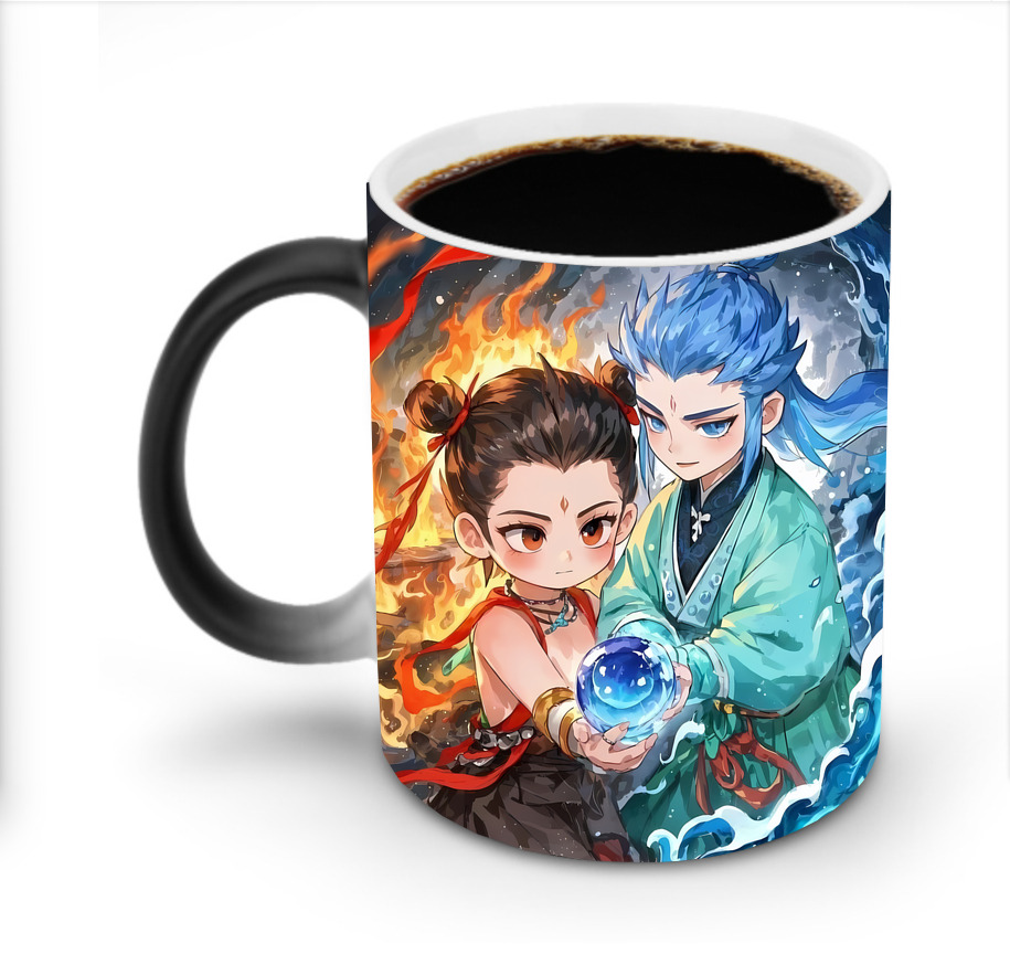 （画像用） Ne Zha 2 ナタ 魔童の大暴れ 温度変色マグカップ