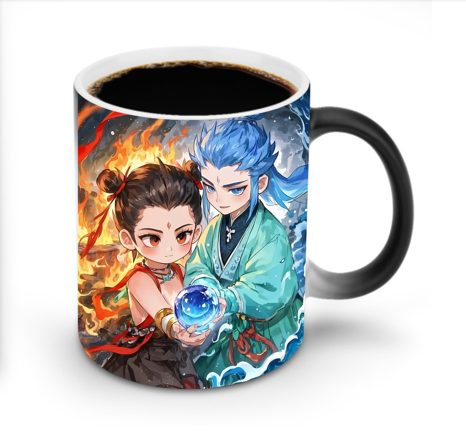 （画像用） Ne Zha 2 ナタ 魔童の大暴れ 温度変色マグカップ