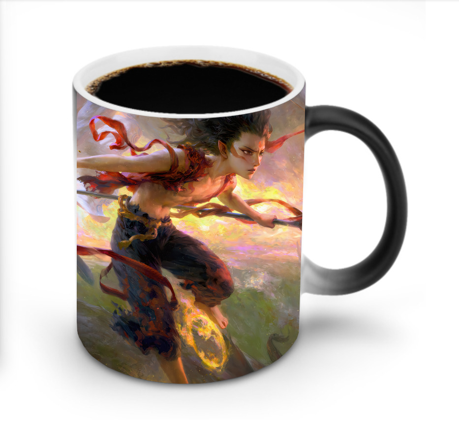 （画像用） Ne Zha 2 ナタ 魔童の大暴れ 温度変色マグカップ
