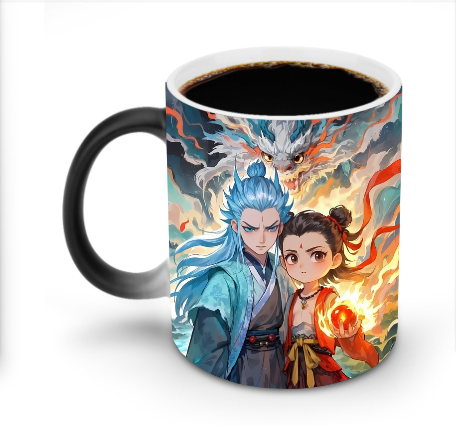 （画像用） Ne Zha 2 ナタ 魔童の大暴れ 温度変色マグカップ