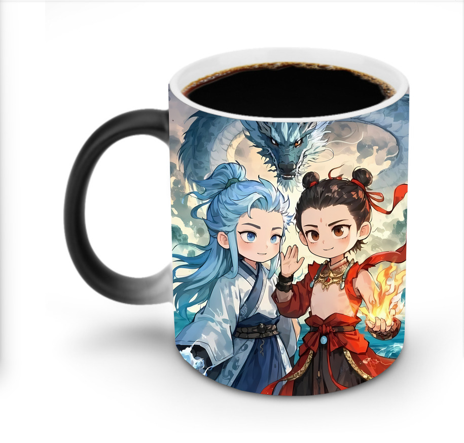 （画像用） Ne Zha 2 ナタ 魔童の大暴れ 温度変色マグカップ