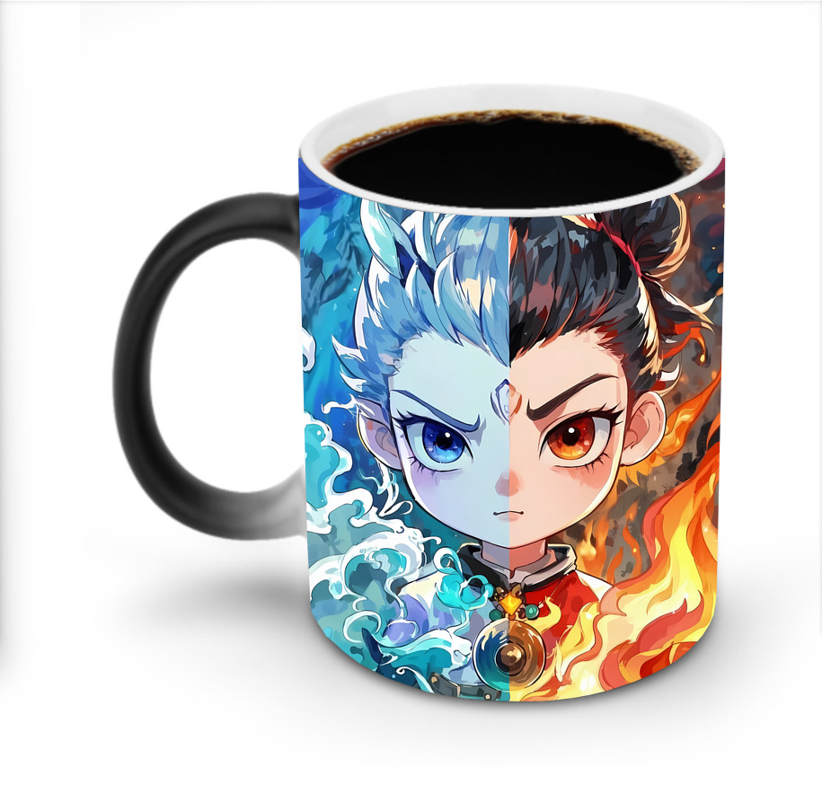 （画像用） Ne Zha 2 ナタ 魔童の大暴れ 温度変色マグカップ