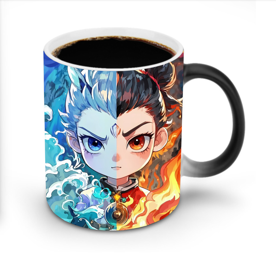 （画像用） Ne Zha 2 ナタ 魔童の大暴れ 温度変色マグカップ