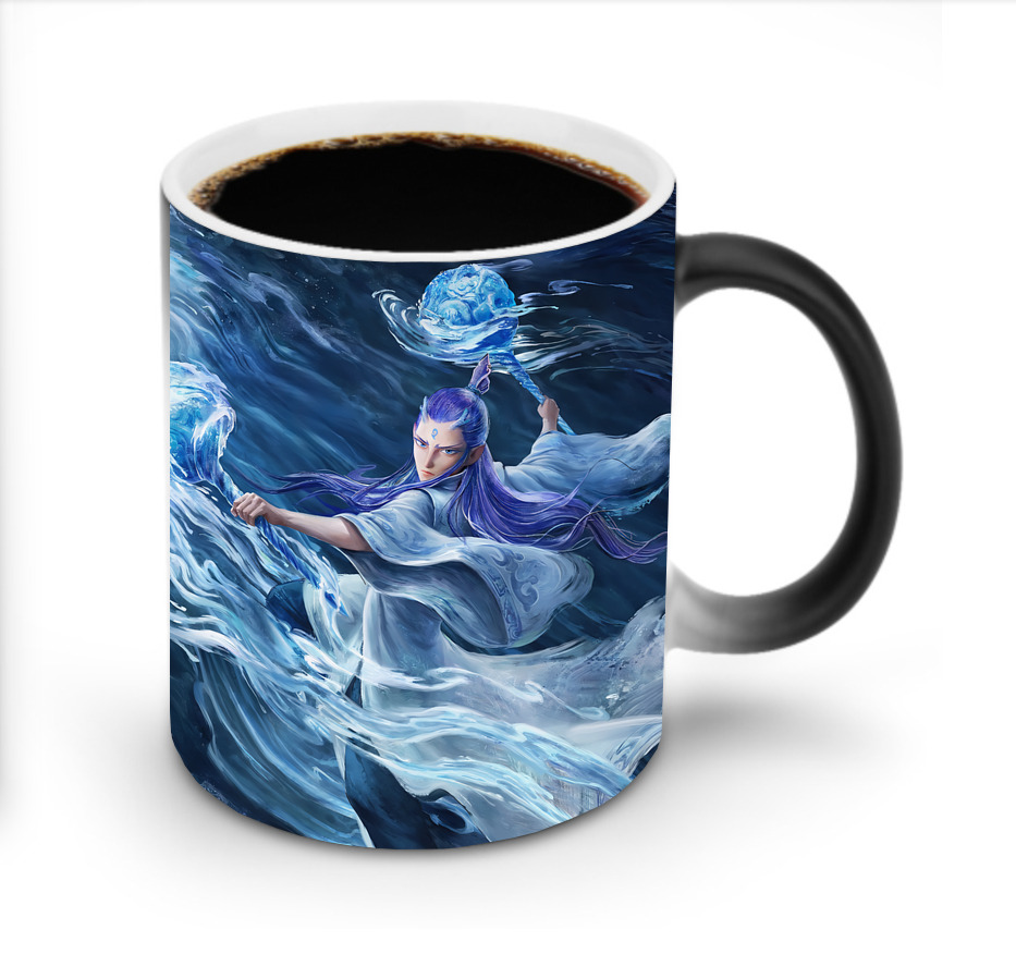 （画像用） Ne Zha 2 ナタ 魔童の大暴れ 温度変色マグカップ
