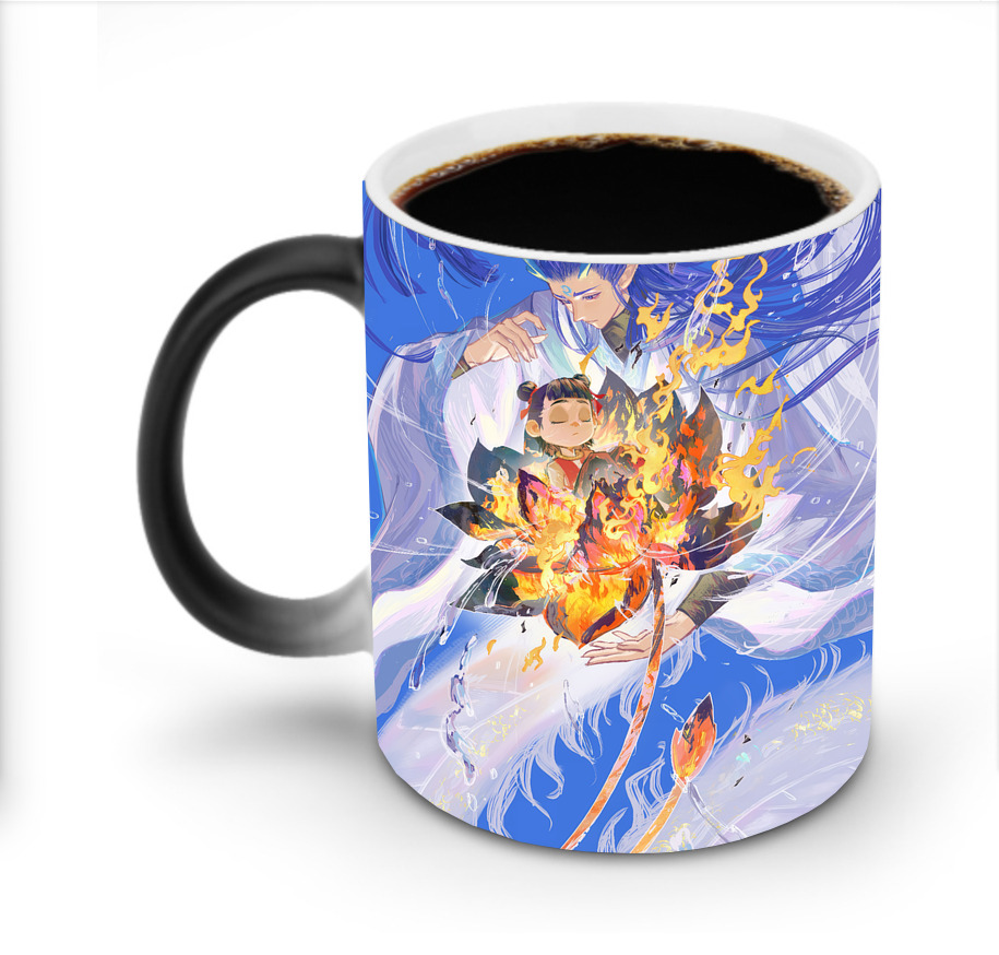 （画像用） Ne Zha 2 ナタ 魔童の大暴れ 温度変色マグカップ