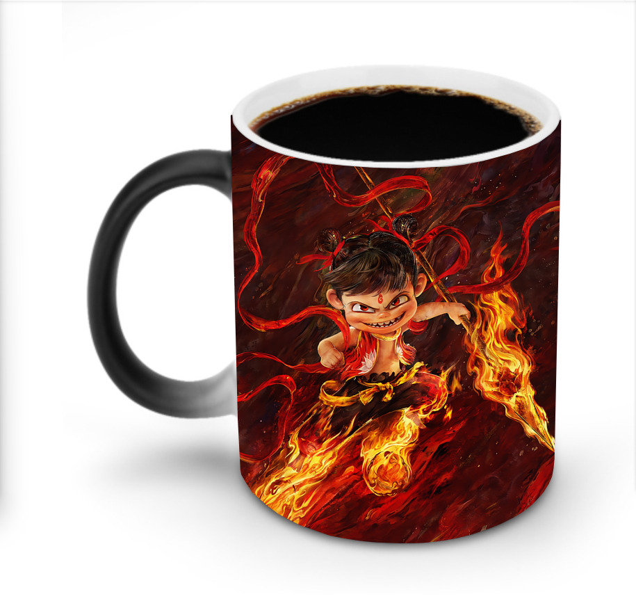 （画像用） Ne Zha 2 ナタ 魔童の大暴れ 温度変色マグカップ