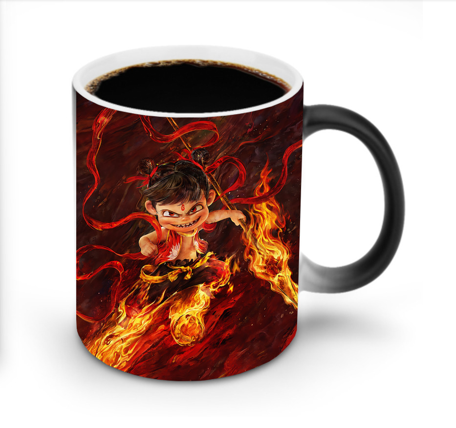 （画像用） Ne Zha 2 ナタ 魔童の大暴れ 温度変色マグカップ