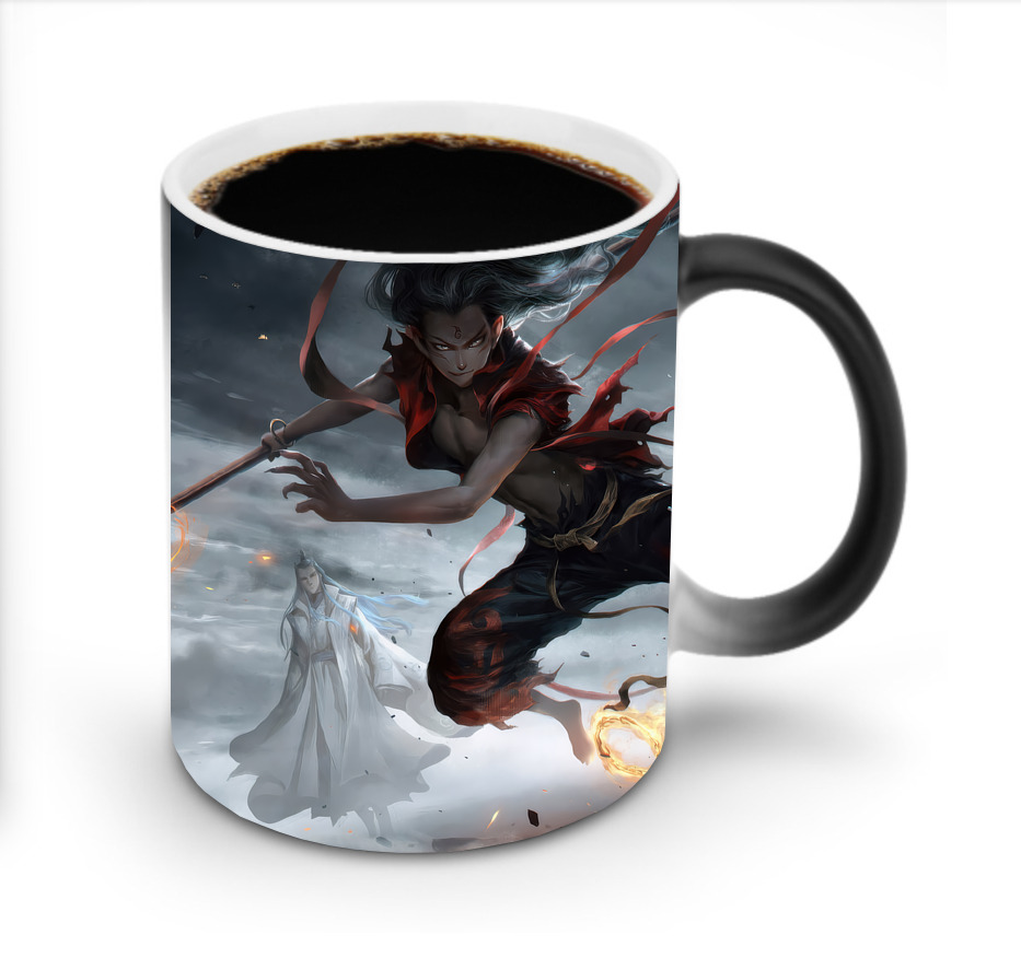 （画像用） Ne Zha 2 ナタ 魔童の大暴れ 温度変色マグカップ
