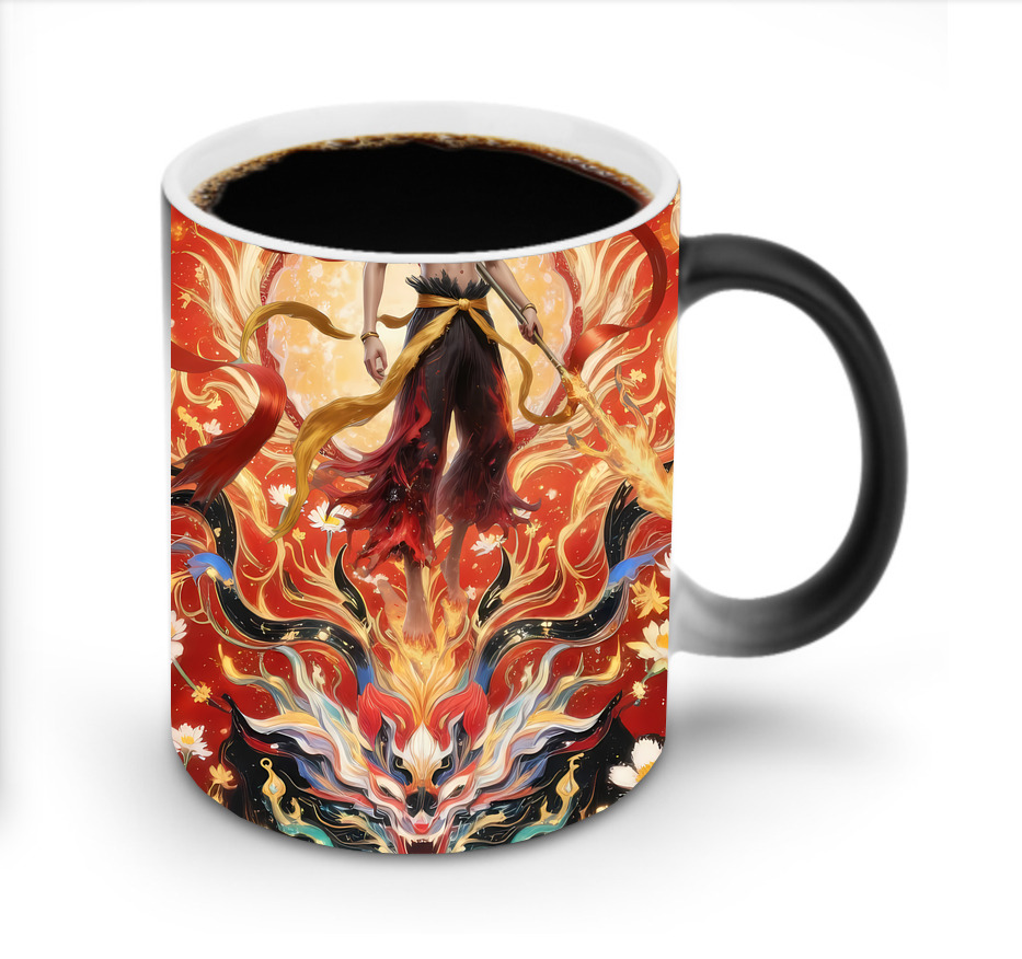 （画像用） Ne Zha 2 ナタ 魔童の大暴れ 温度変色マグカップ