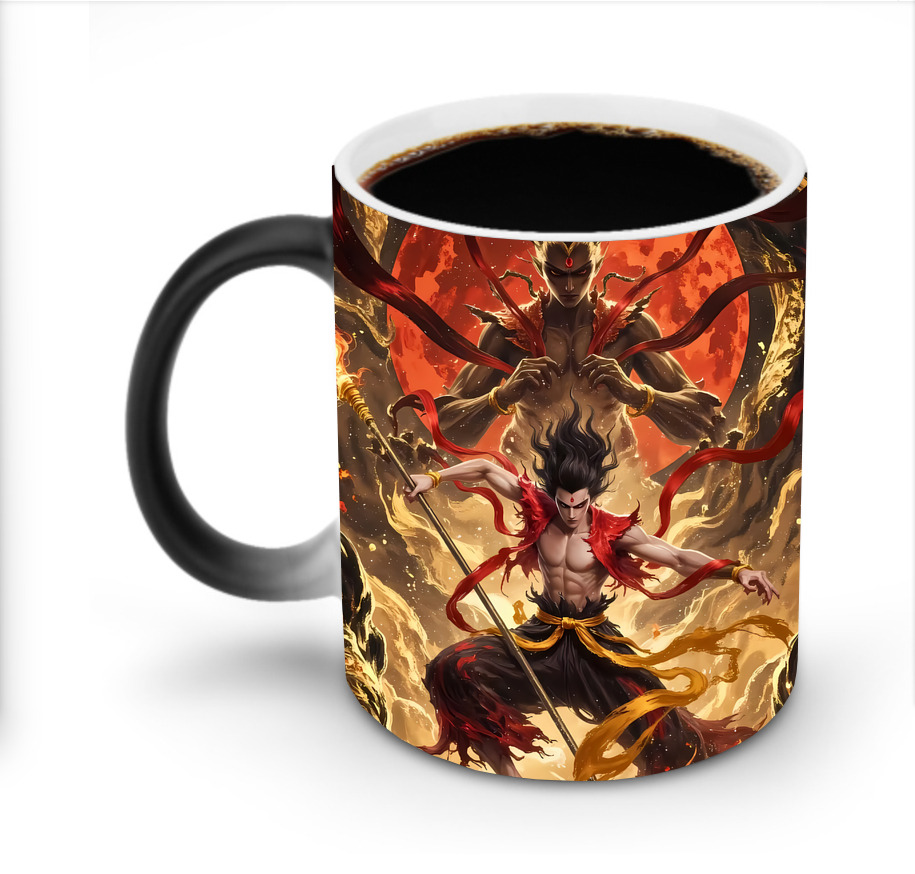 （画像用） Ne Zha 2 ナタ 魔童の大暴れ 温度変色マグカップ