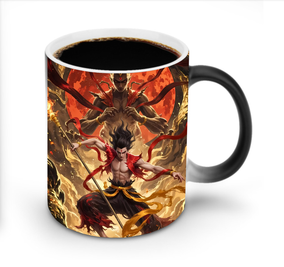 （画像用） Ne Zha 2 ナタ 魔童の大暴れ 温度変色マグカップ