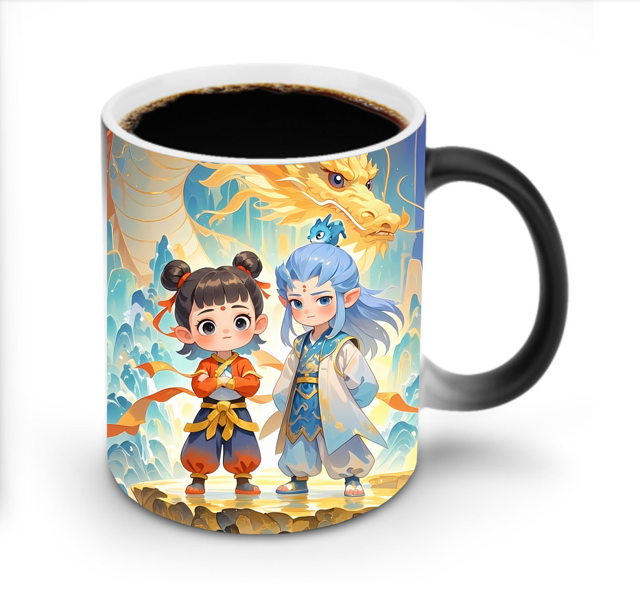 （画像用） Ne Zha 2 ナタ 魔童の大暴れ 温度変色マグカップ