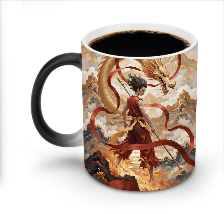 （画像用） Ne Zha 2 ナタ 魔童の大暴れ 温度変色マグカップ