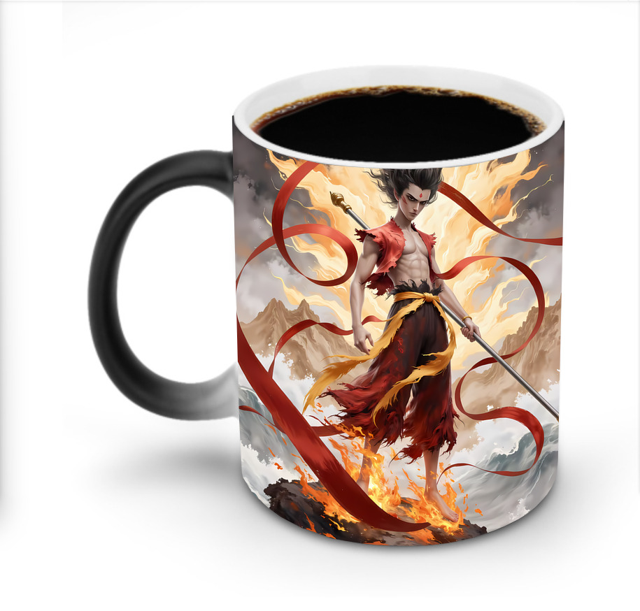 （画像用） Ne Zha 2 ナタ 魔童の大暴れ 温度変色マグカップ