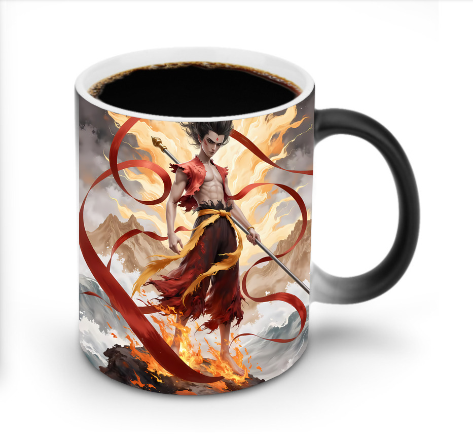 （画像用） Ne Zha 2 ナタ 魔童の大暴れ 温度変色マグカップ