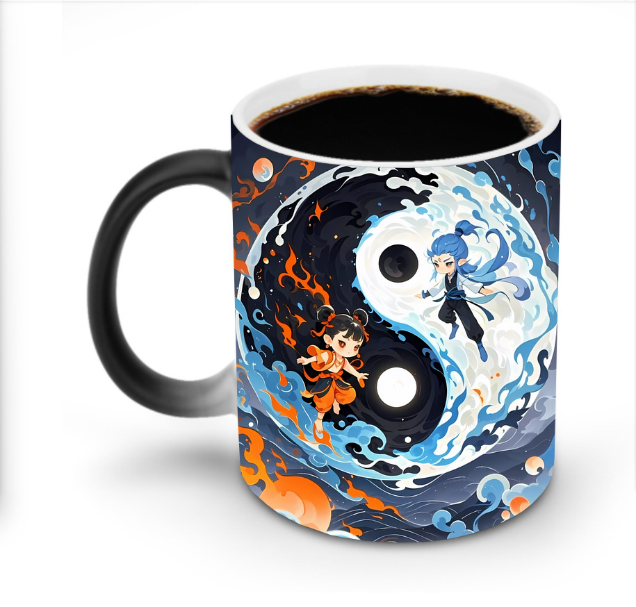 （画像用） Ne Zha 2 ナタ 魔童の大暴れ 温度変色マグカップ