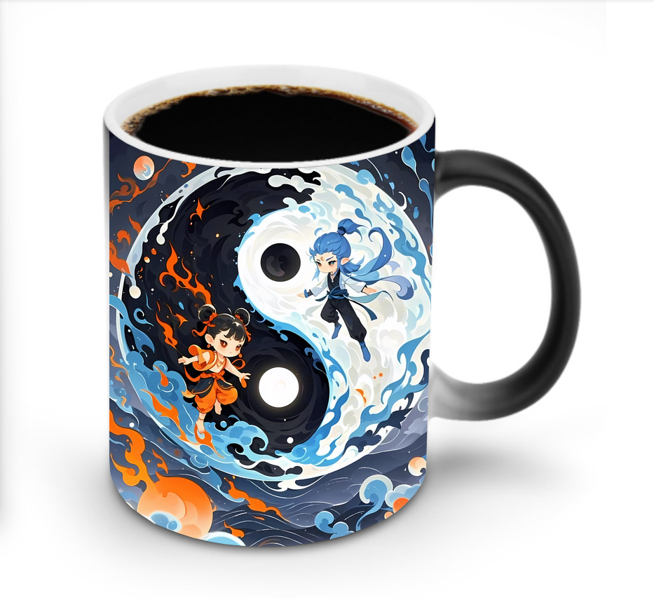 （画像用） Ne Zha 2 ナタ 魔童の大暴れ 温度変色マグカップ