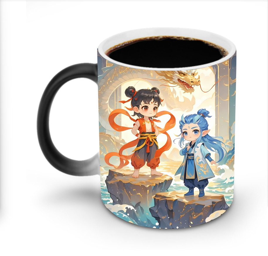 （画像用） Ne Zha 2 ナタ 魔童の大暴れ 温度変色マグカップ