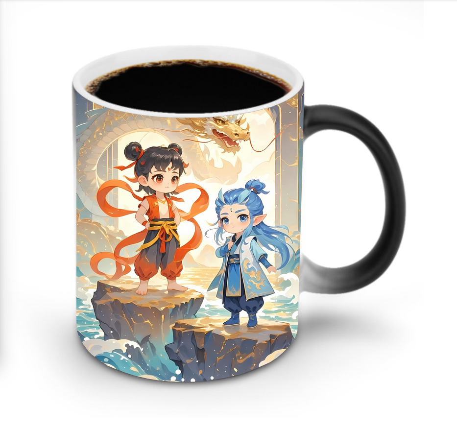 （画像用） Ne Zha 2 ナタ 魔童の大暴れ 温度変色マグカップ