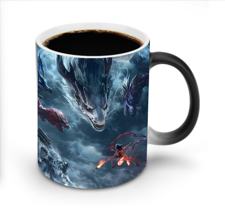 （画像用） Ne Zha 2 ナタ 魔童の大暴れ 温度変色マグカップ