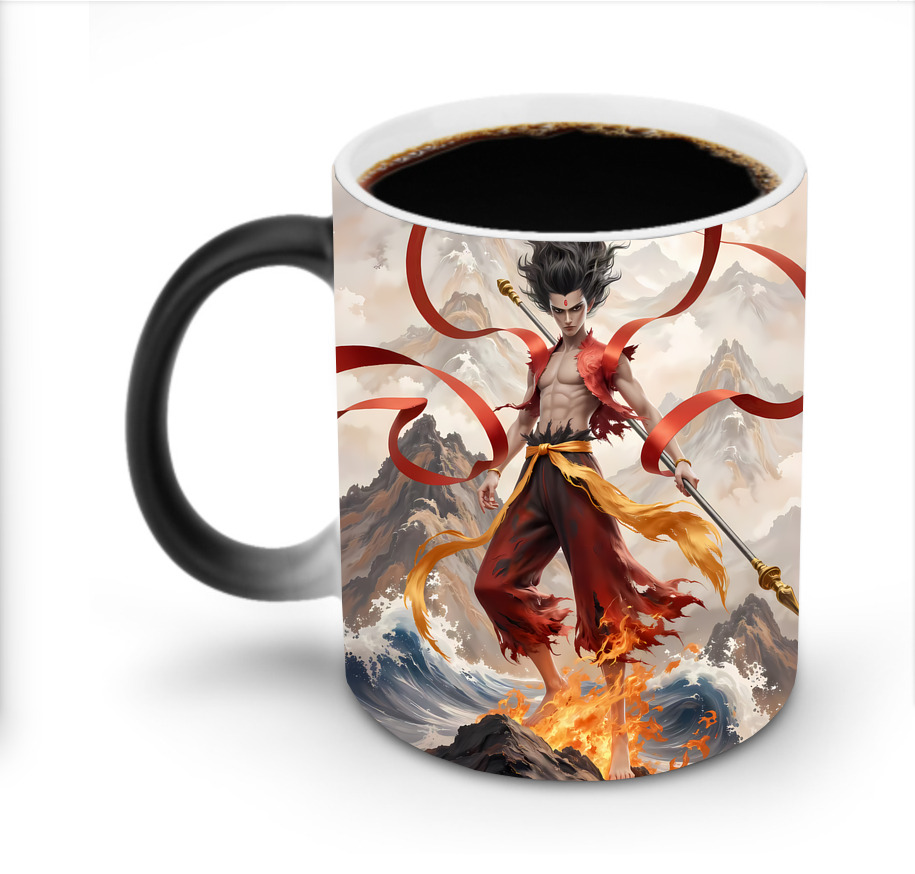 （画像用） Ne Zha 2 ナタ 魔童の大暴れ 温度変色マグカップ
