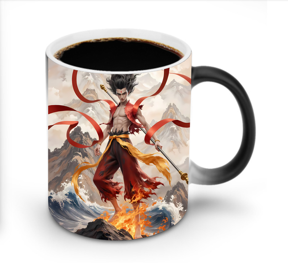 （画像用） Ne Zha 2 ナタ 魔童の大暴れ 温度変色マグカップ