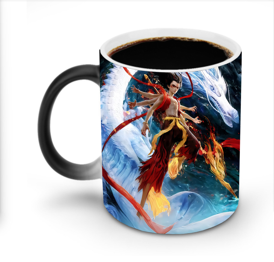 （画像用） Ne Zha 2 ナタ 魔童の大暴れ 温度変色マグカップ