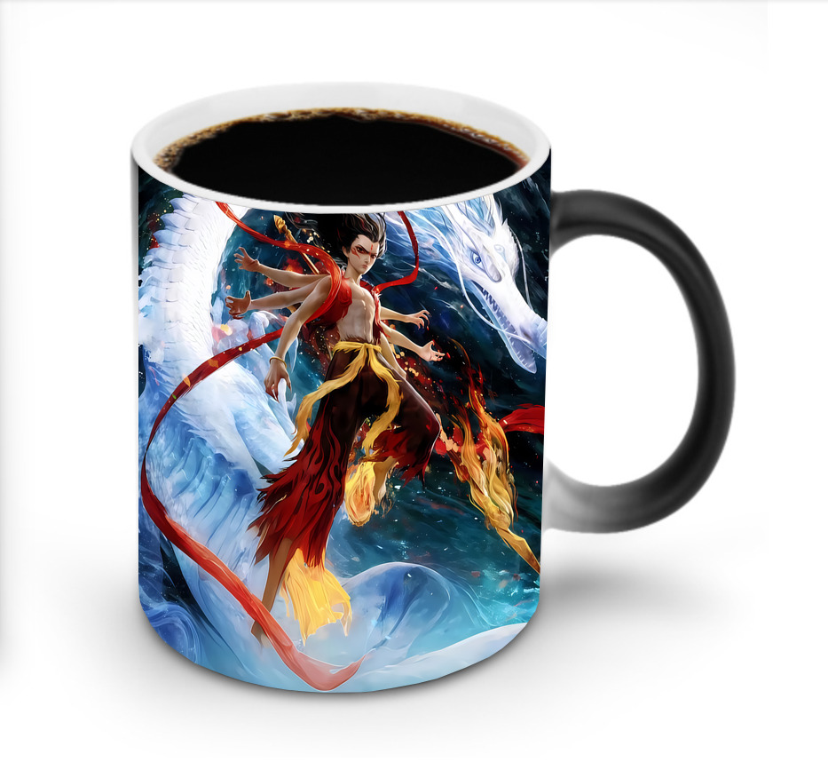 （画像用） Ne Zha 2 ナタ 魔童の大暴れ 温度変色マグカップ