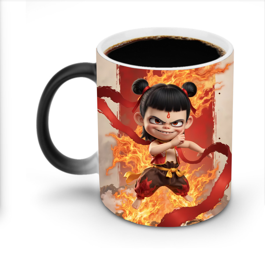 （画像用） Ne Zha 2 ナタ 魔童の大暴れ 温度変色マグカップ
