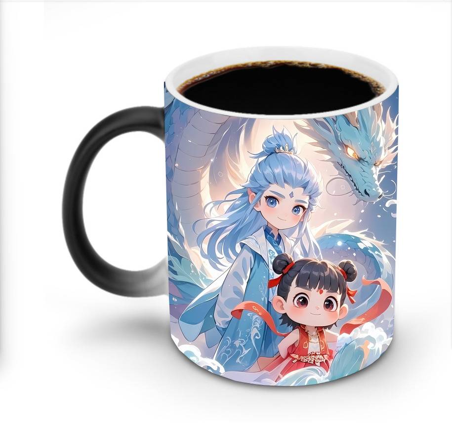 （画像用） Ne Zha 2 ナタ 魔童の大暴れ 温度変色マグカップ