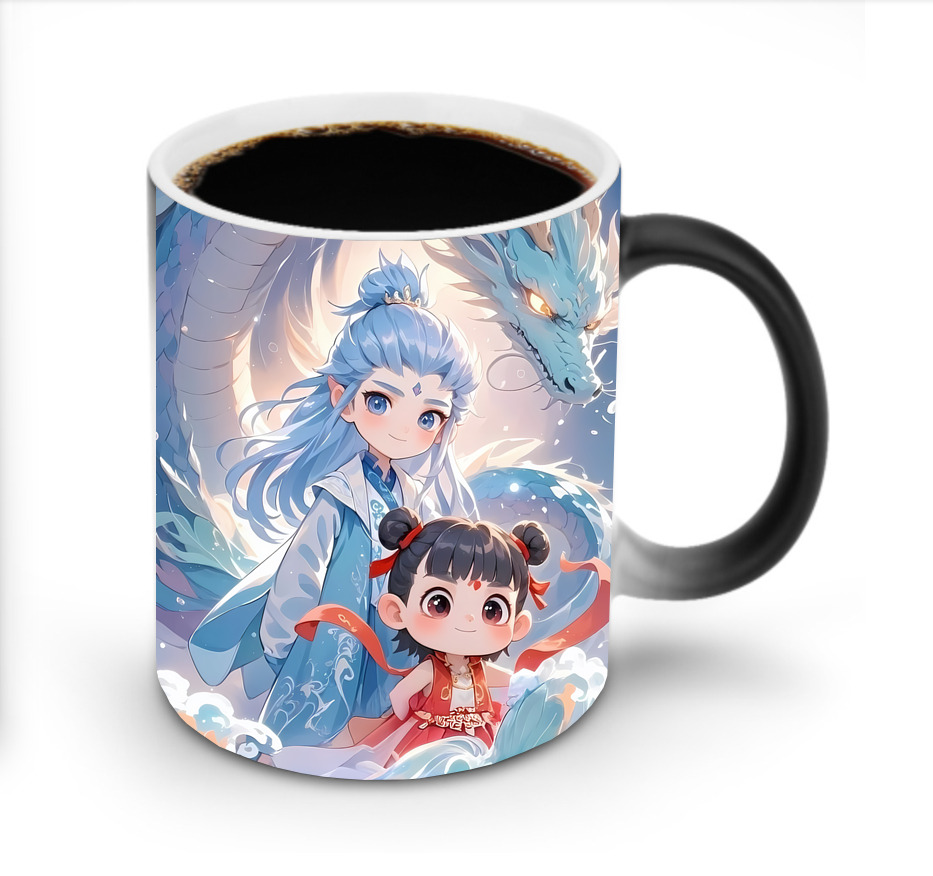 （画像用） Ne Zha 2 ナタ 魔童の大暴れ 温度変色マグカップ