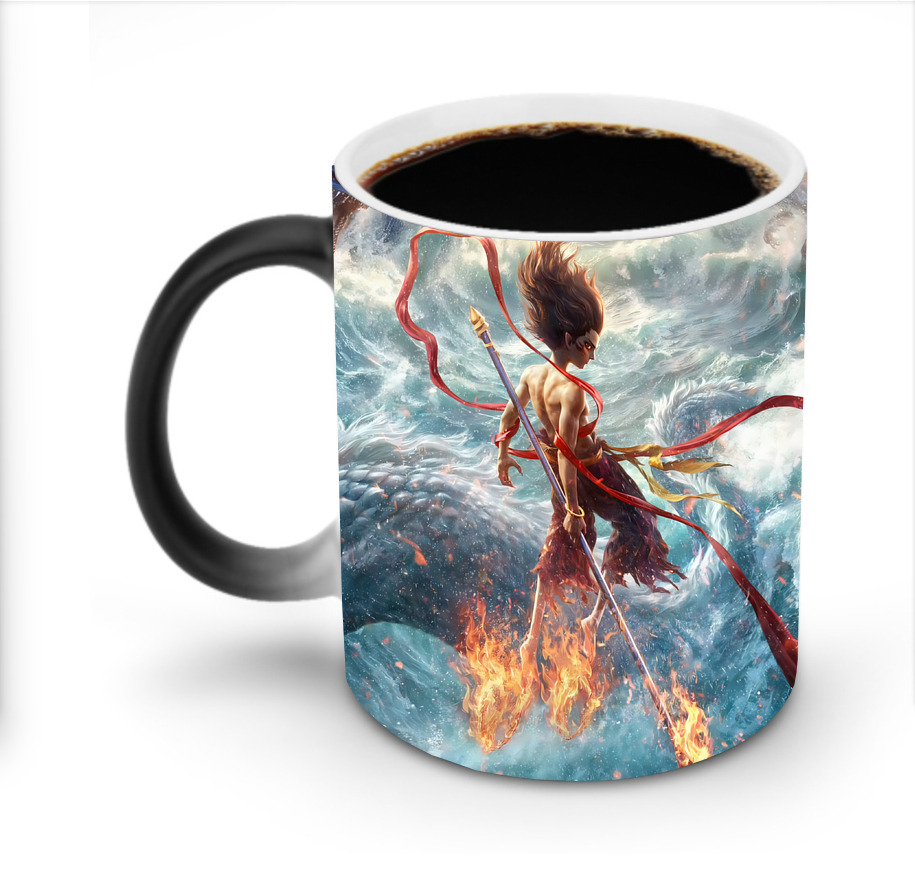 （画像用） Ne Zha 2 ナタ 魔童の大暴れ 温度変色マグカップ