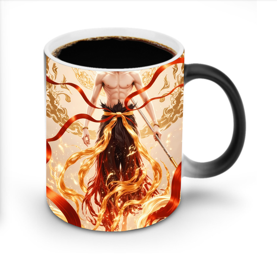 （画像用） Ne Zha 2 ナタ 魔童の大暴れ 温度変色マグカップ