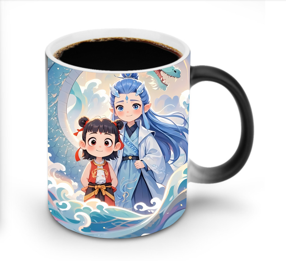 （画像用） Ne Zha 2 ナタ 魔童の大暴れ 温度変色マグカップ