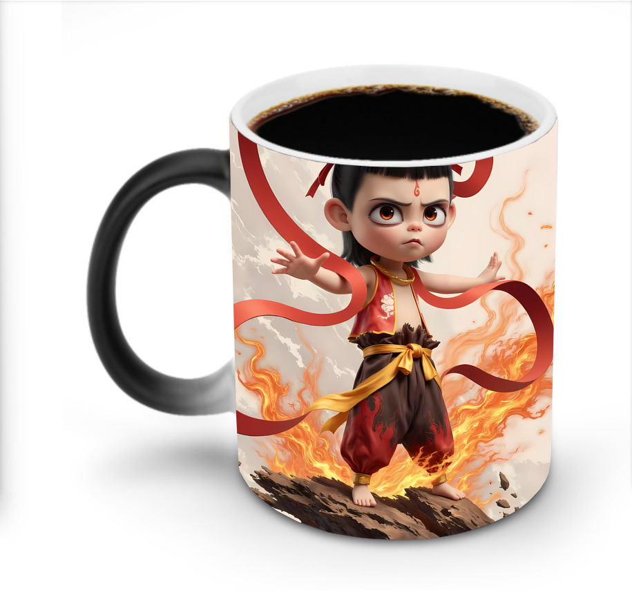 （画像用） Ne Zha 2 ナタ 魔童の大暴れ 温度変色マグカップ