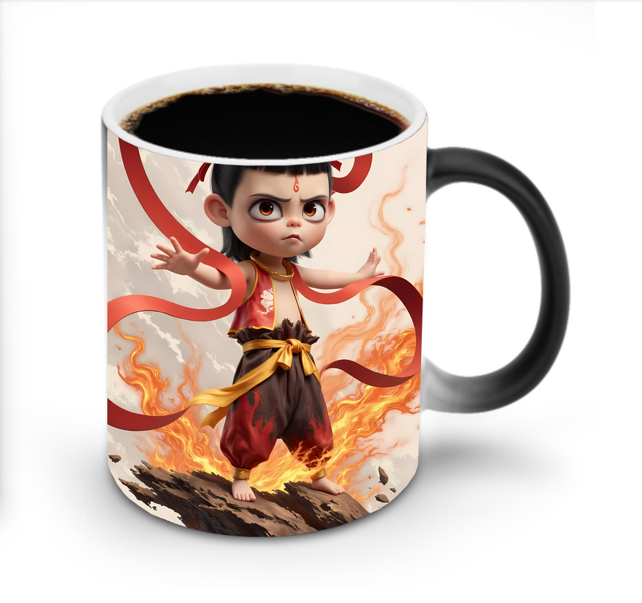 （画像用） Ne Zha 2 ナタ 魔童の大暴れ 温度変色マグカップ