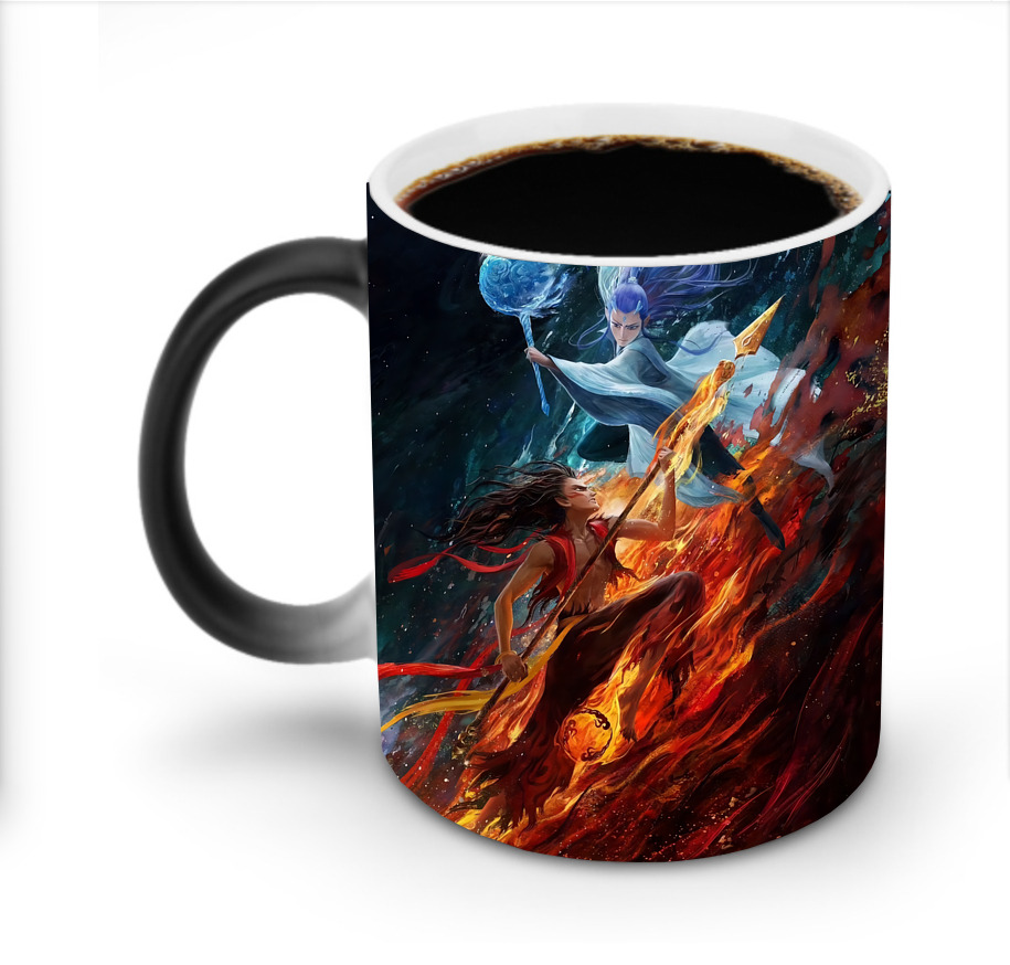 （画像用） Ne Zha 2 ナタ 魔童の大暴れ 温度変色マグカップ