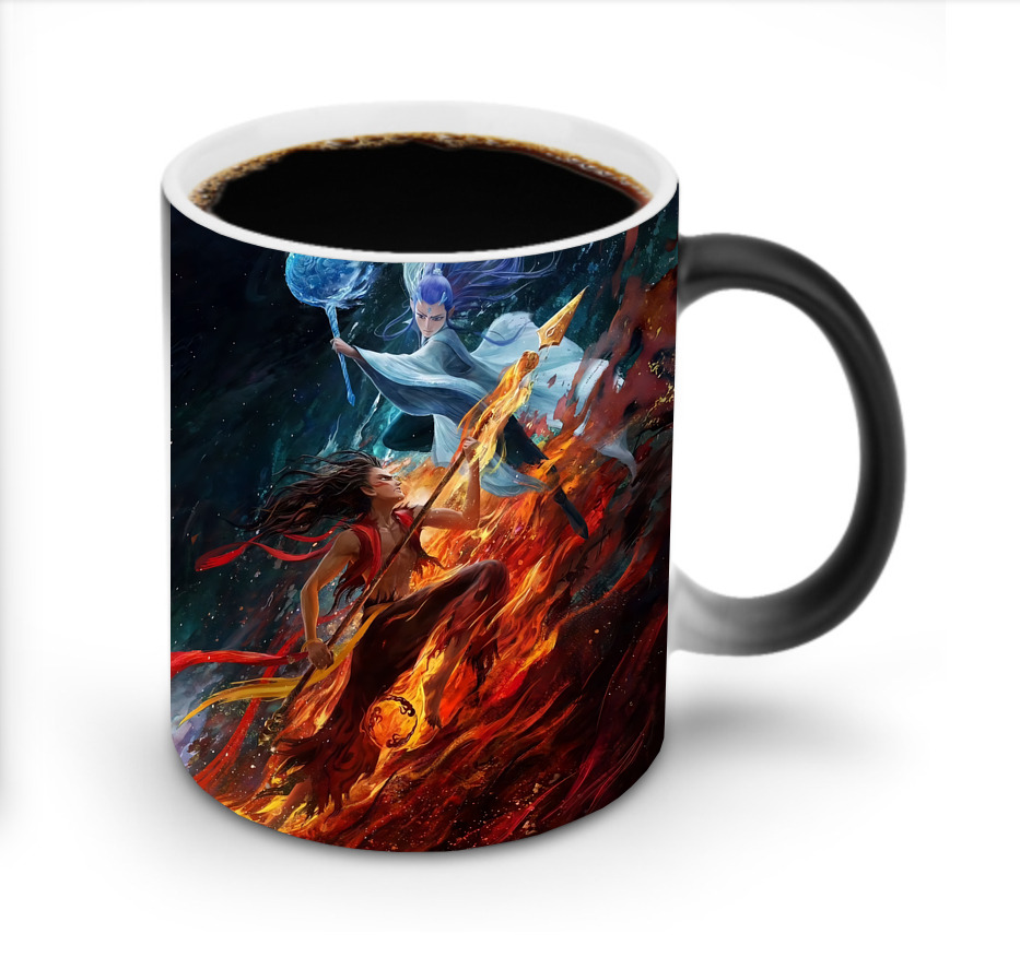 （画像用） Ne Zha 2 ナタ 魔童の大暴れ 温度変色マグカップ