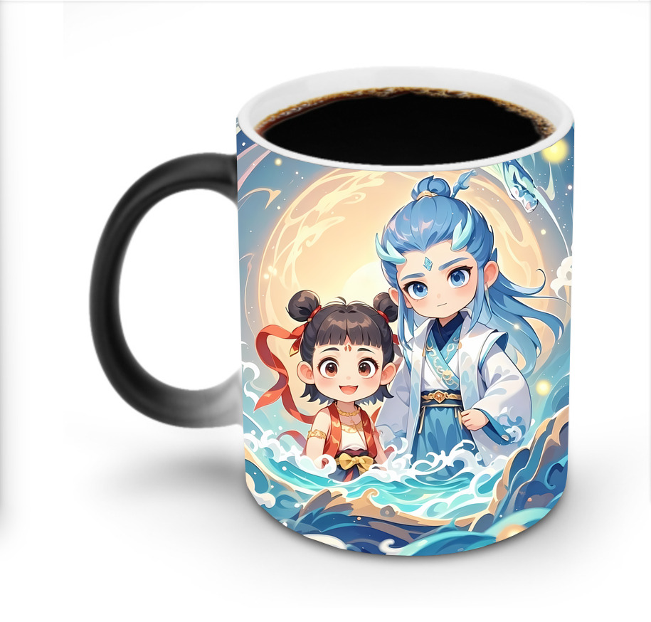 （画像用） Ne Zha 2 ナタ 魔童の大暴れ 温度変色マグカップ