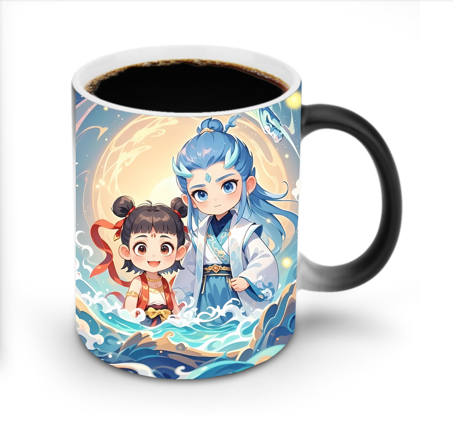 （画像用） Ne Zha 2 ナタ 魔童の大暴れ 温度変色マグカップ