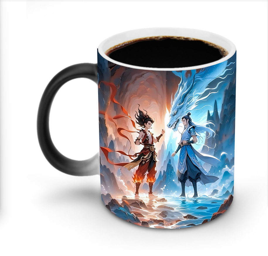（画像用） Ne Zha 2 ナタ 魔童の大暴れ 温度変色マグカップ