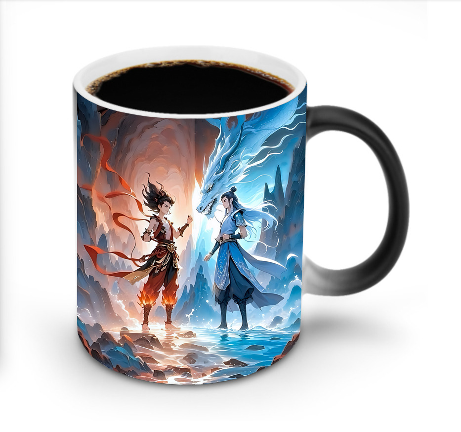 （画像用） Ne Zha 2 ナタ 魔童の大暴れ 温度変色マグカップ