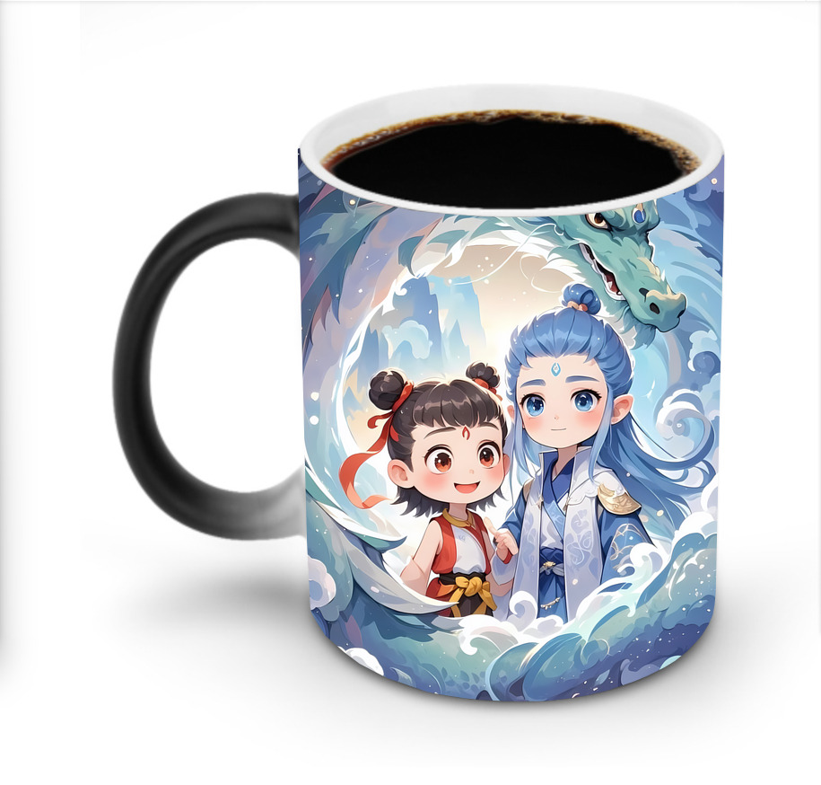 （画像用） Ne Zha 2 ナタ 魔童の大暴れ 温度変色マグカップ