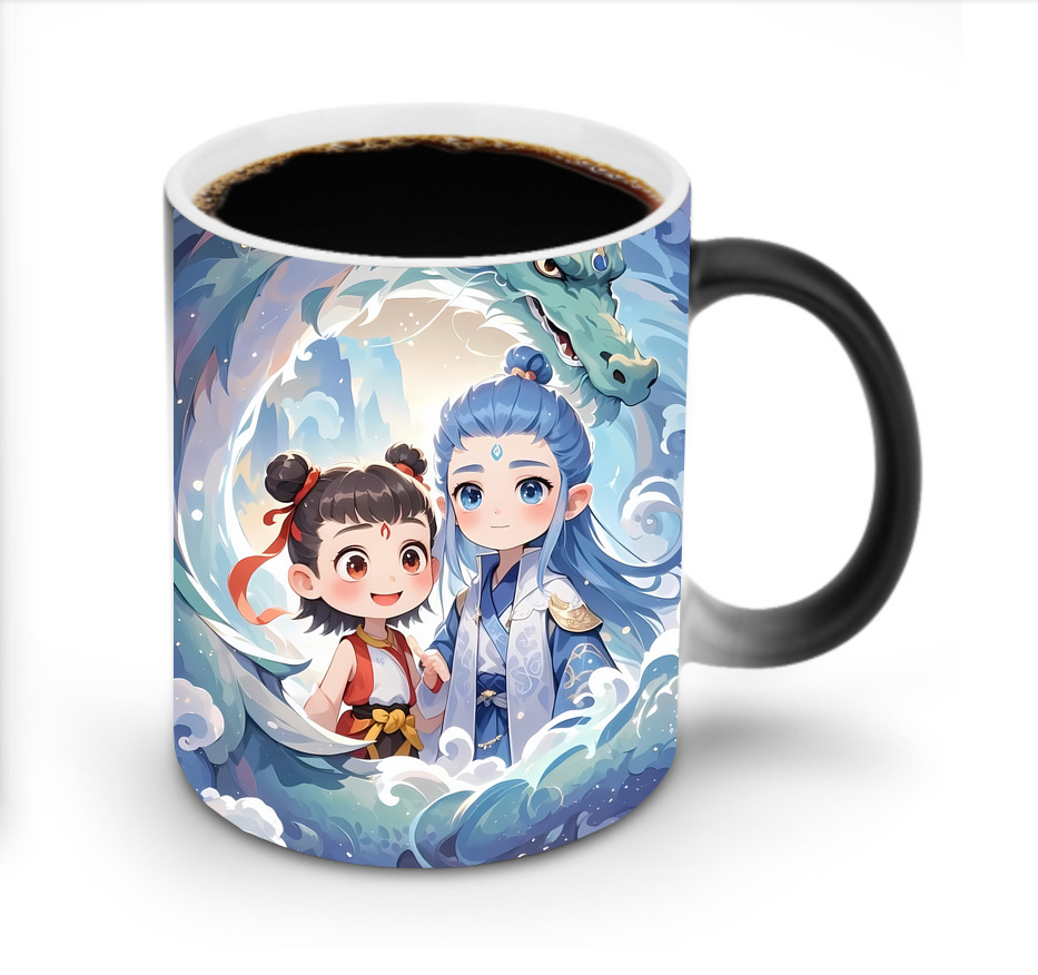 （画像用） Ne Zha 2 ナタ 魔童の大暴れ 温度変色マグカップ